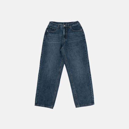 워싱 세미와이드 청바지 (중고)