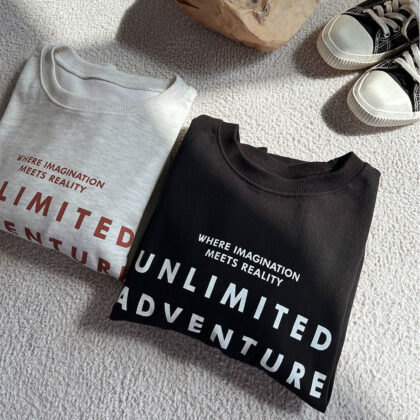 심플 크롭 맨투맨 (중고)